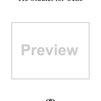 113 Studies for Cello, Book 1, Nos. 1 - 17