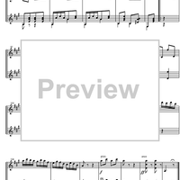 Sonata a minor - Score