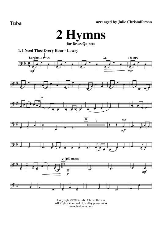 2 Hymns - Tuba