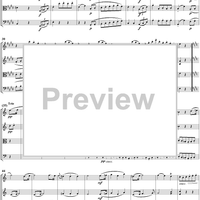 String Quartet No. 11 in E Major, Op. posth. 125, No. 2 - Score