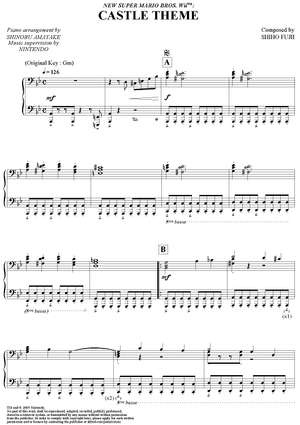 New Super Mario Bros.™ Wii - Piano Solos – Volkwein's Music