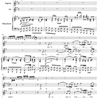 "Die Armut, so Gott auf sich nimmt", Duet, No. 5 from Cantata No. 91: "Gelobet seist du, Jesu Christ" - Piano Score