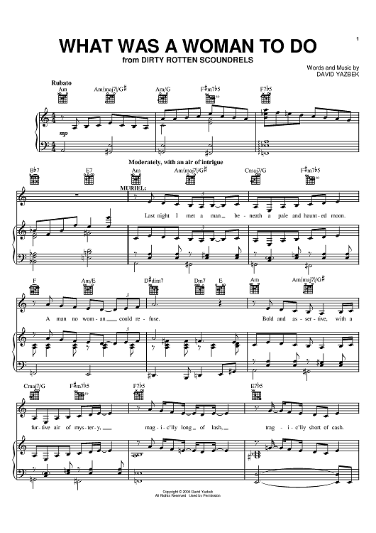 What Was A Woman To Do