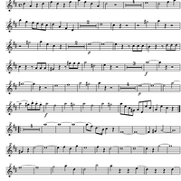 Divertimento No. 2 D Major KV131 - Oboe