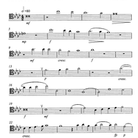 Fuga a 4 voci - Trombone 1