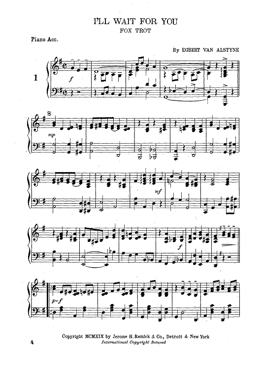 Mandolin & Guitar Collection No. 20A - Piano Accompaniment