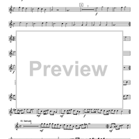 Fünffstimmigter blasender Music - B-flat Trumpet 1