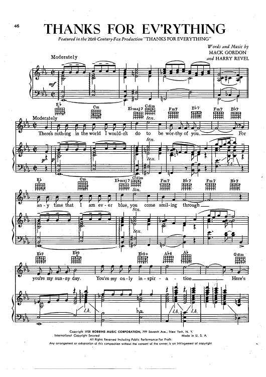 Thanks For Ev'rything