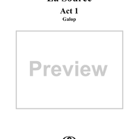 La Source, Act 1, No. 14: Galop