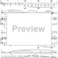 Cello Sonata No. 4 in C Major, Op. 102, No. 1 - Piano Score