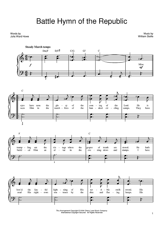 Battle Hymn Of The Republic