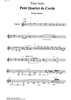 Petit quartet de corda (Little string quartet) - Violin 2