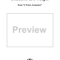 Concerto in F Major    - from "L'Estro Armonico" - Op. 3/7  (RV567) - Cello