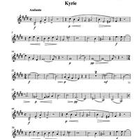 Messe solenne [set of parts] - B-flat Clarinet 2