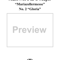 Mass No. 8 in C Major, "Mariazellermesse": No. 2, Gloria