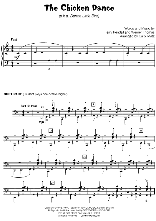 The Chicken Dance (Dance Little Bird)