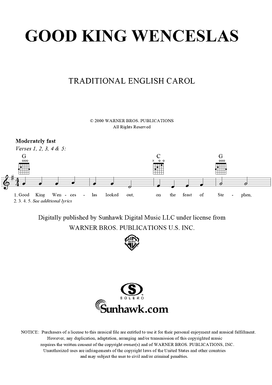 Good King Wenceslas