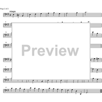 Sonata G Major - Bass