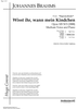 Wisst ihr, wann mein Kindchen Op.103 No. 3