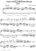 Twelve Pieces of Moderate Difficulty. No. 1. Étude