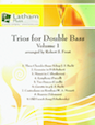 Trios for Double Bass - Volume 1 - Score