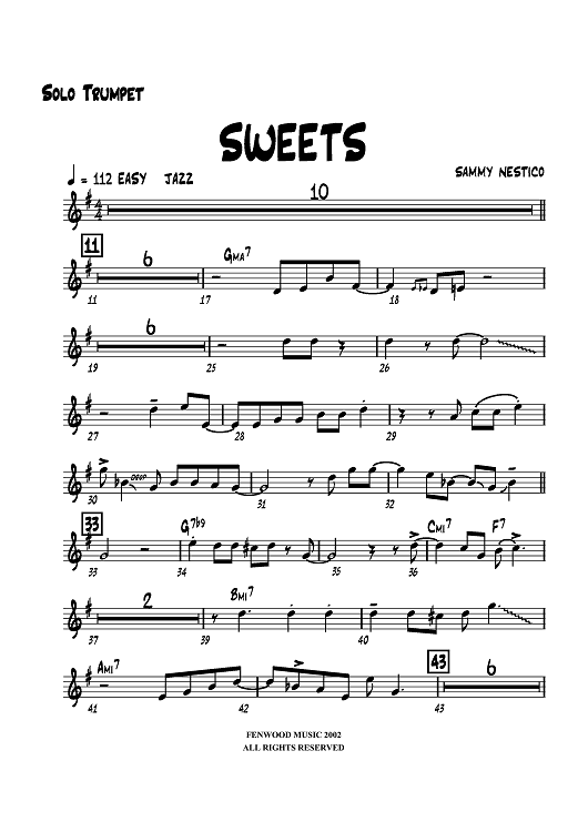 Sweets - Solo Trumpet