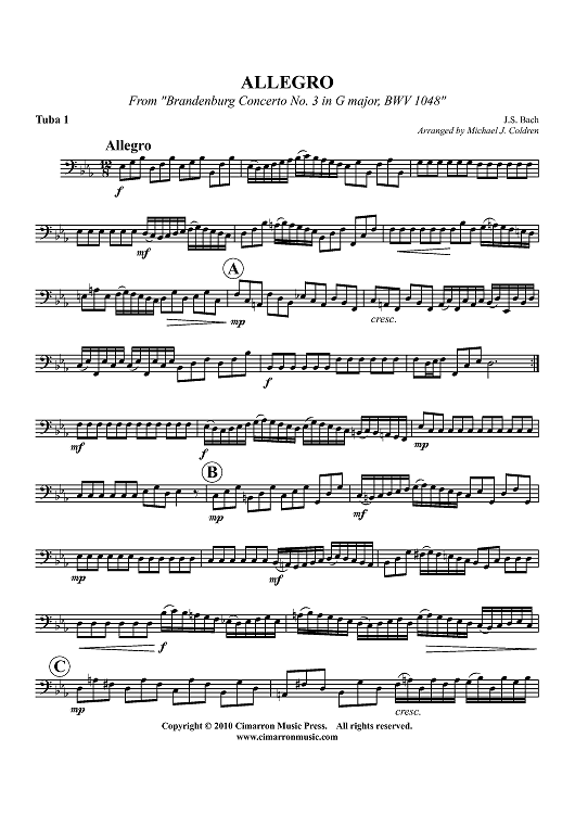 Allegro - Tuba 1