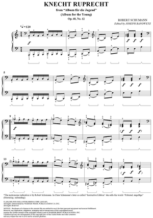 Knecht Ruprecht, Op. 68, No. 12