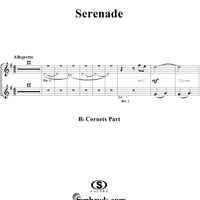Serenade - B-flat Cornets