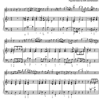 Largo in d minor - Score