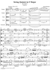 String Quintet in F Major, Movement 1 - Full Score