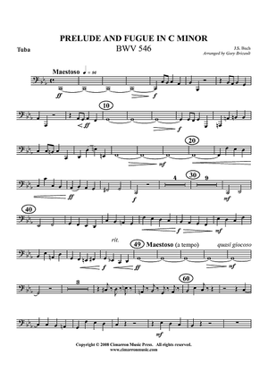 Prelude and Fugue in C Minor, BWV 546 - Tuba
