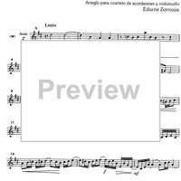 Famous Air from the Suite in D Major - Accordion 2