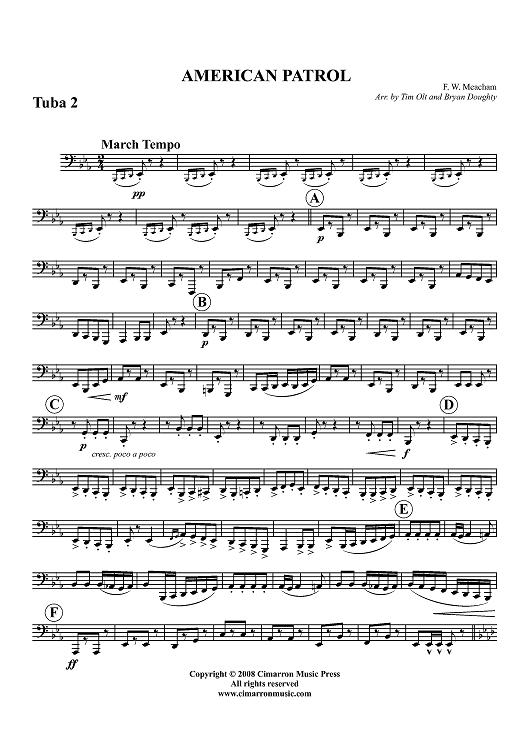 American Patrol - Tuba 2
