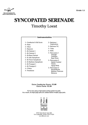 Syncopated Serenade - Score Cover