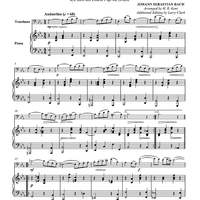 Arioso from Cantata No. 156