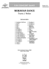 Moravian Dance - Score Cover