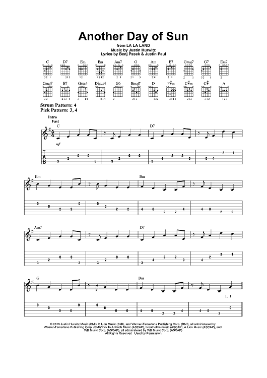 Another Day Of Sun - from La La Land