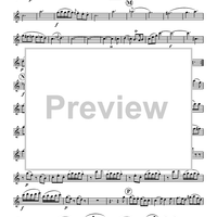 Allegro from "String Quartet 17" - Clarinet 1 in B-flat