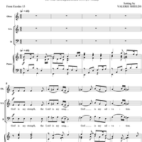Song Of The Sea - Yiddish Folk Tune - Vocal Score