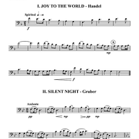 Three Christmas Carols - Trombone 1