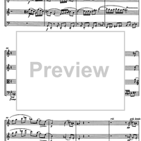 Quartet (Clarinet quartet) Op.26 - Score