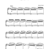 Winter (third movement: Allegro)