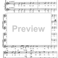 Tre Madrigali - Score