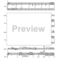 Presto - from "Concerto in Bb, K. 207" - Piano Score