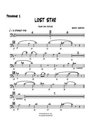 Lost Star - Trombone 1
