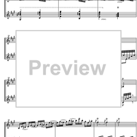 Sonata A Major - Score