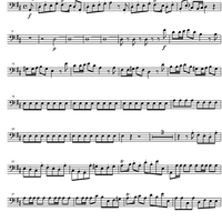 Divertimento No.11 D Major KV251 - Double Bass