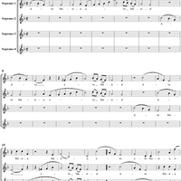 Ave Maria, four voice canon in F Major, K554