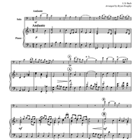 Bist du bei Mir - Piano Score